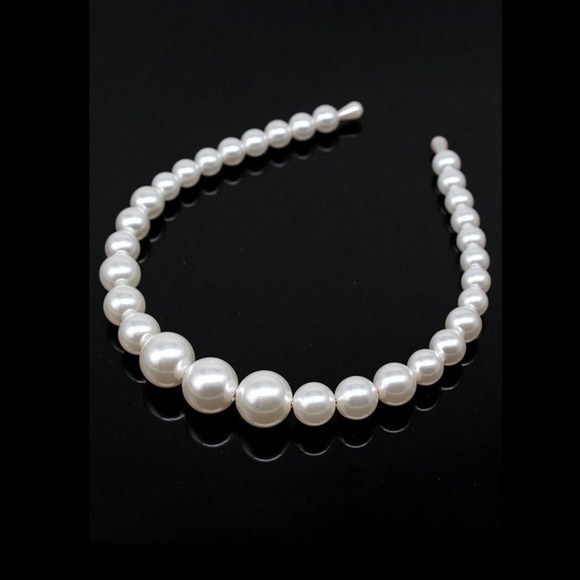 New Set of 2 Pearl Accented Headbands ~ Hair Accessories - Picture 5 of 15